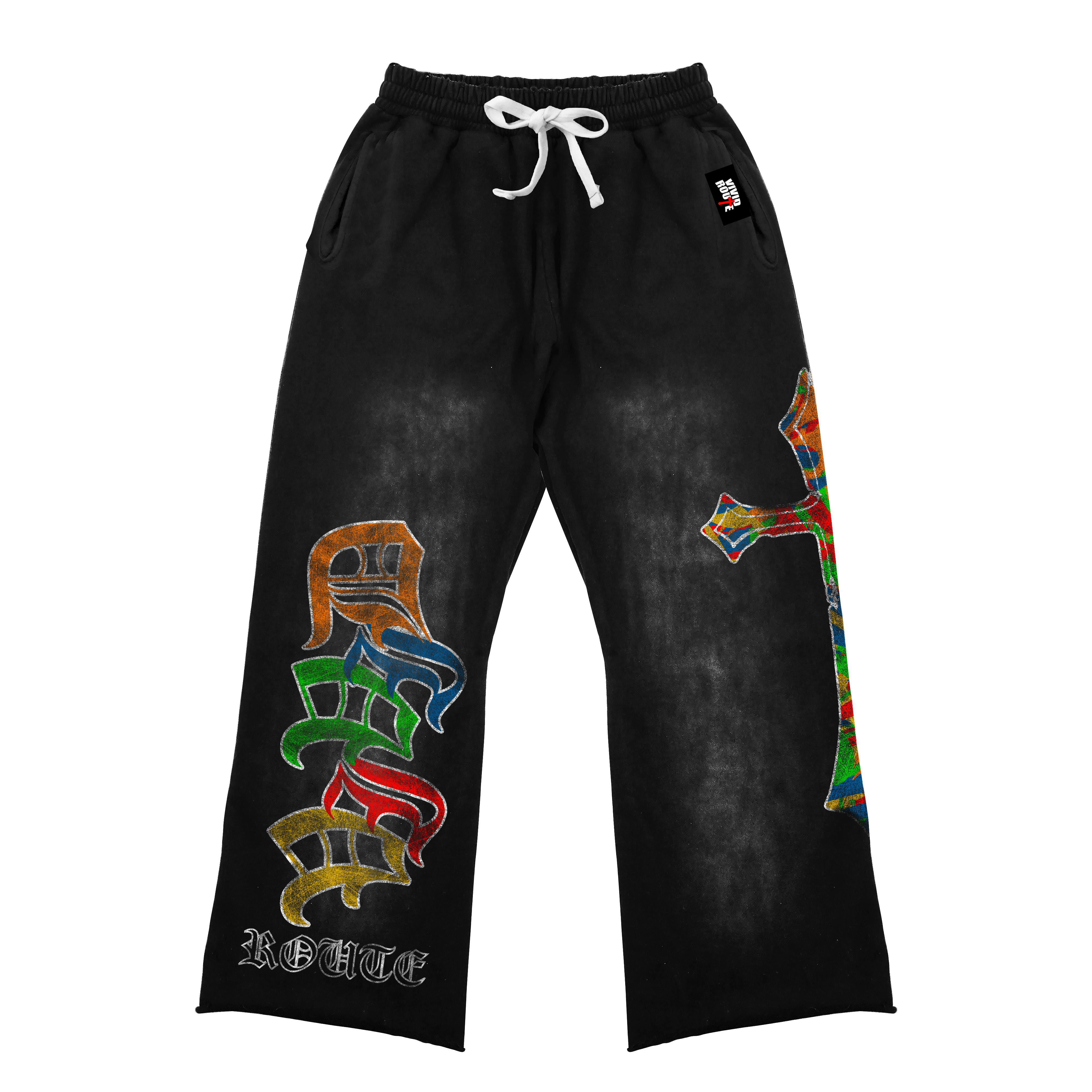 BLACK "CROSSARM" SWEATPANT