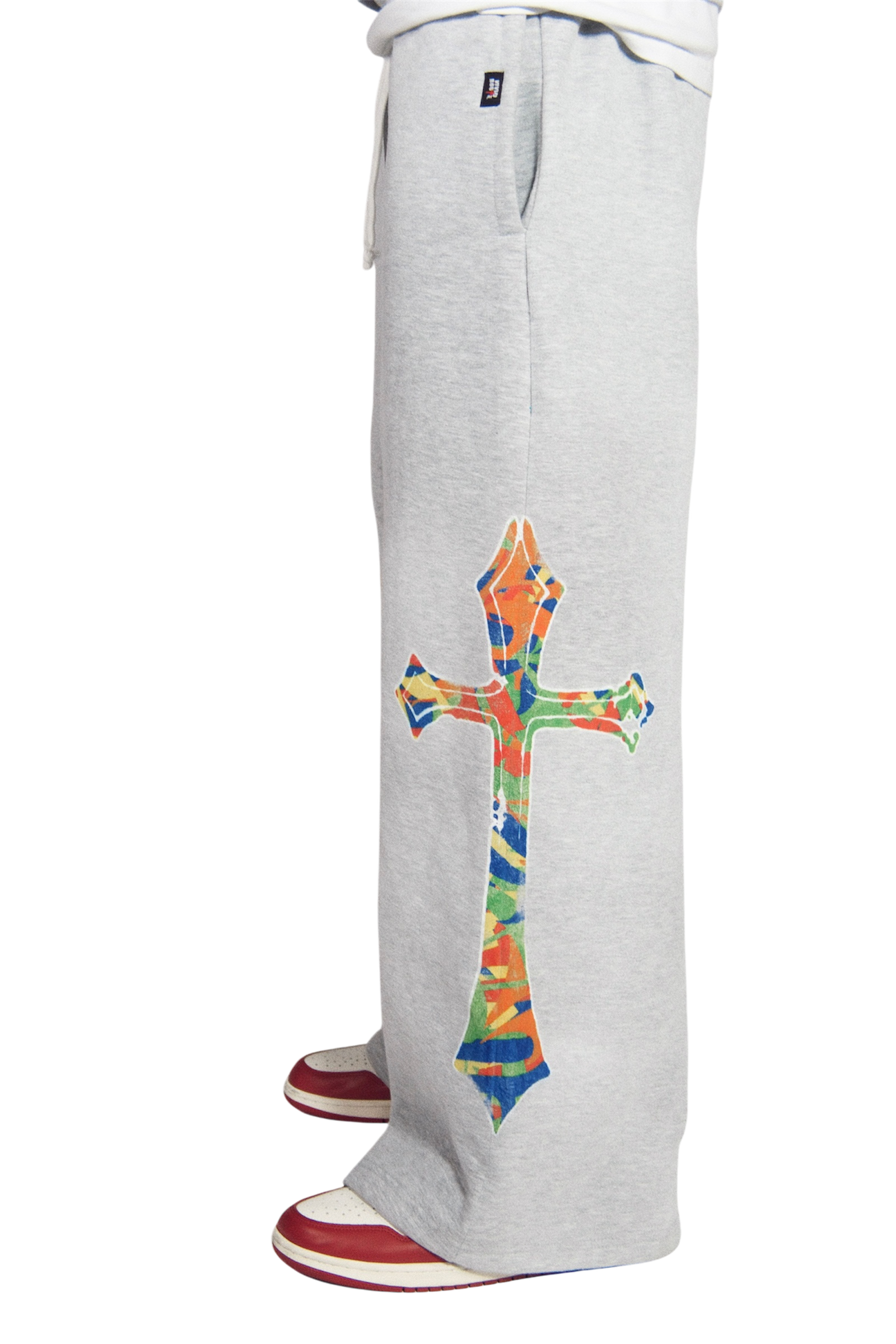 GREY "CROSSARM" SWEATPANT