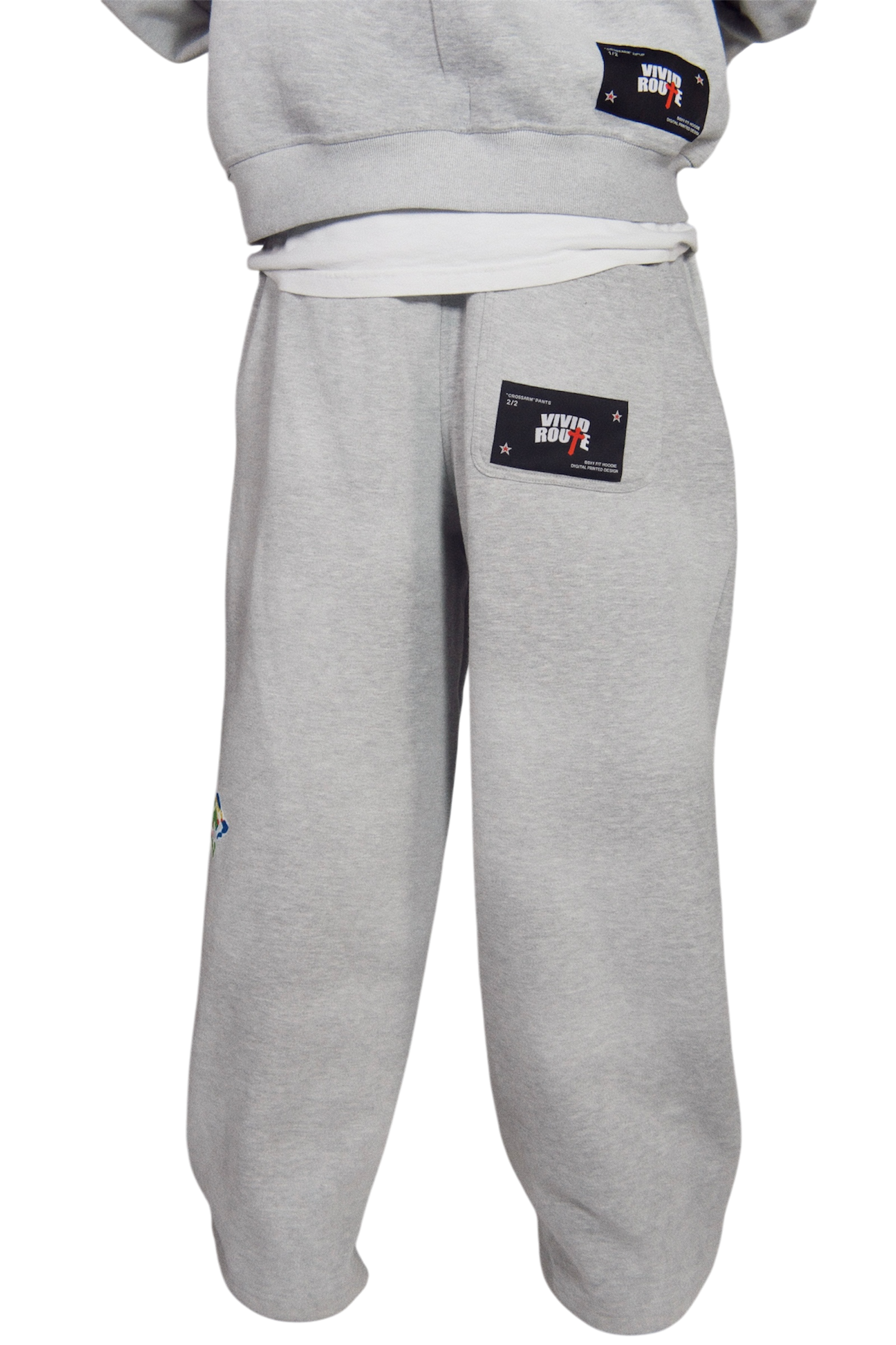 GREY "CROSSARM" SWEATPANT