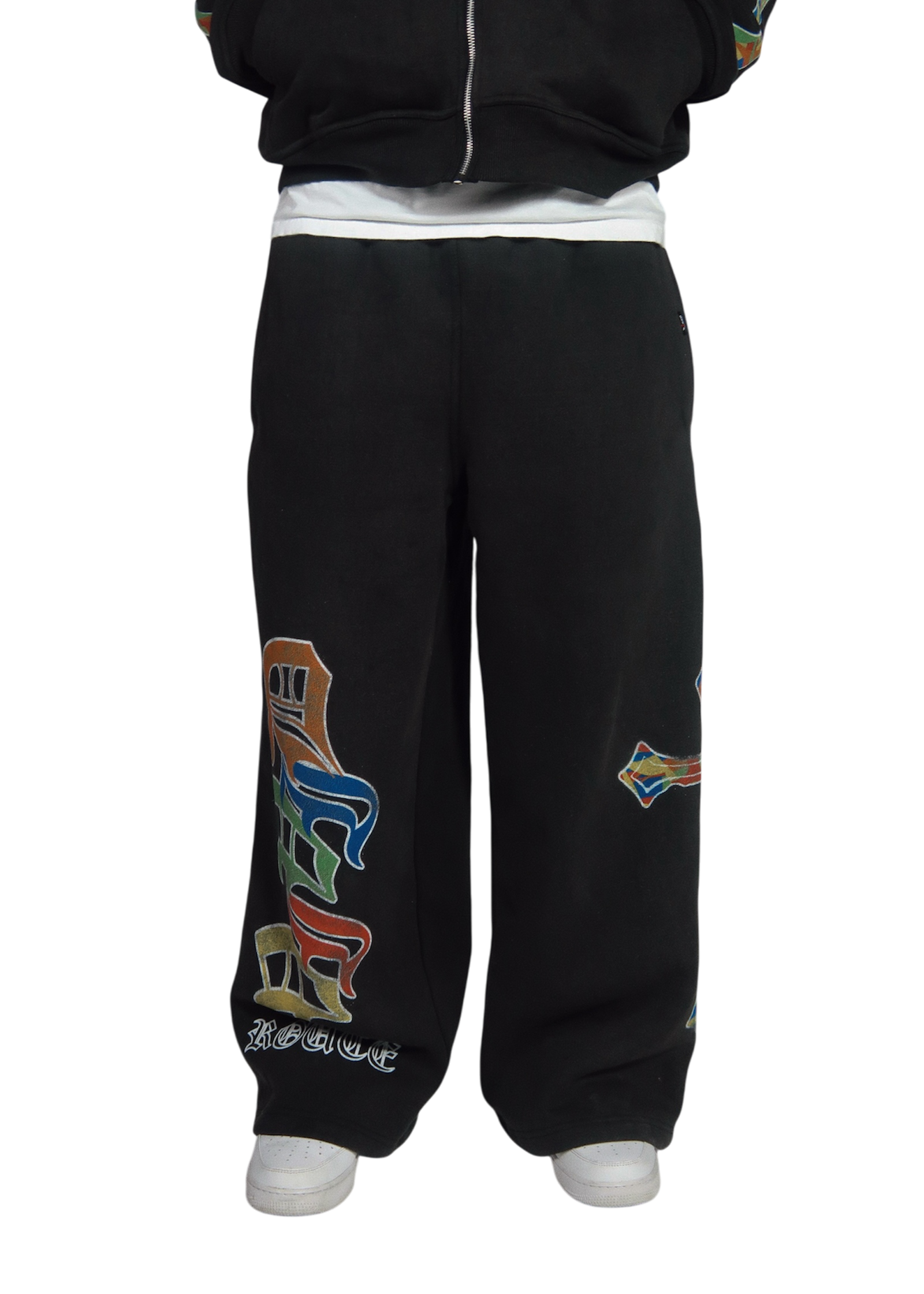 BLACK "CROSSARM" SWEATPANT