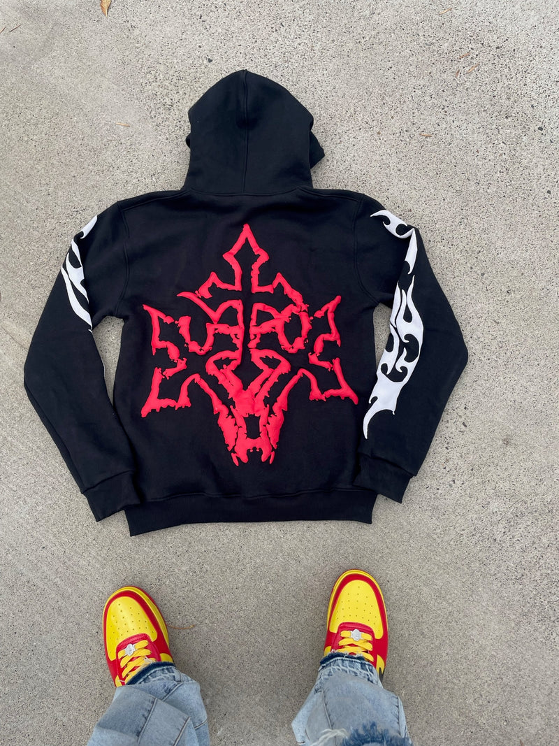 BLACK FALL HOODIE